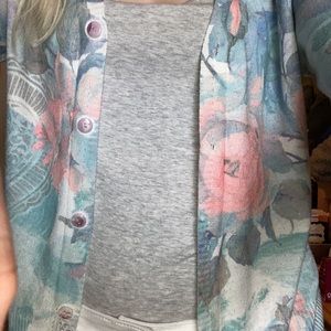 Pastel cardigan sweater